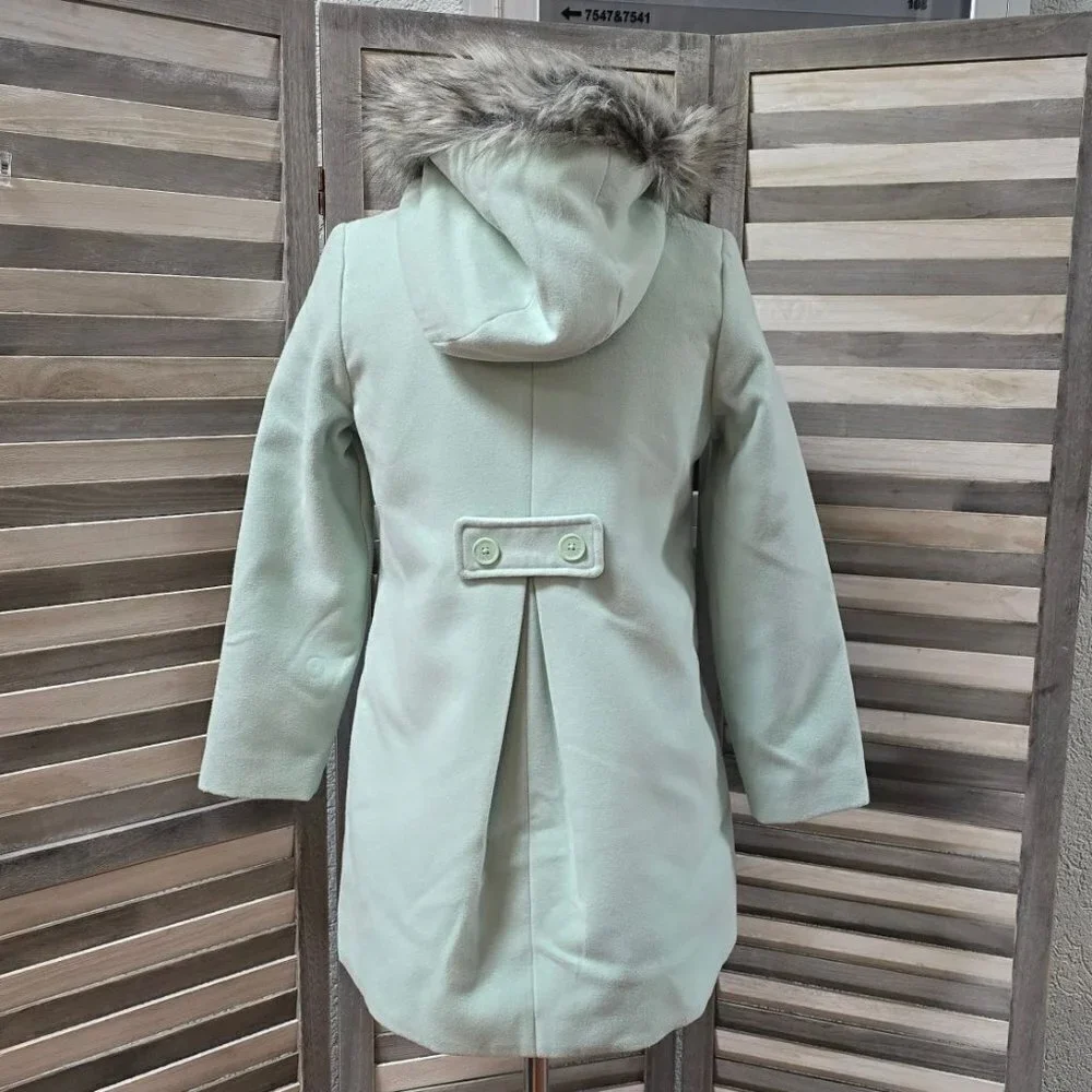 Girls' Faux Wool Jacket | Cat & Jack | Small (6/7)